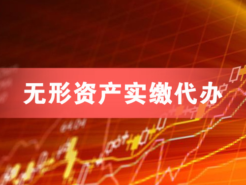 普宁无形资产实缴资本代办